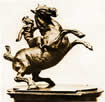 Модель конныго монумента Франческо Сфорца