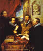 Картина Рубенса «Четыре философа и мыслитель»