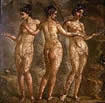 Неизвестный художник.Три Грации. Помпеи. 2 в. до н. э.